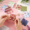 100 Sheets 10 Styles Paper Earring Display Cards CDIS-TA0001-18-4