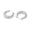 Non-Tarnish 304 Stainless Hoop Earrings for Women EJEW-Z026-37P-2