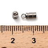 201 Stainless Steel Cord Ends STAS-S167-01B-P-3