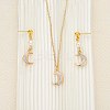 10Pcs Natural Freshwater Shell Pendants SHEL-SZ0001-05-5