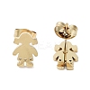 PVD Vacuum Plating 304 Stainless Steel Stud Earrings for Women EJEW-A048-39B-G-2