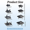 200Pcs 4 Styles Iron Studs Rivets IFIN-GF0001-54B-2