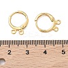 SHEGRACE Brass Leverback Earring Findings XGR0091G-88G-3