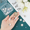 20Pcs Brass Ear Stud Findings KK-BBC0002-60P-3