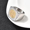 304 Stainless Steel Wide Band Finger Rings for Men RJEW-P163-02P-4