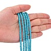 Synthetic Turquoise Beads Strands X-TURQ-G106-4mm-02F-4