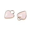 Natural Rose Quartz Faceted Pendans KK-L218-005G-04-2