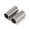 Non-Tarnish 201 Stainless Steel Tube Beads STAS-Z049-06P-2