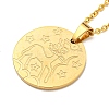 Constellation Pendant Necklaces NJEW-S422-04G-09-2