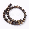 Natural Tiger Eye Round Bead Strands X-G-R200-10mm-2