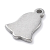 Anti-Tarnish 304 Stainless Steel Charms STAS-R003-01P-07-2