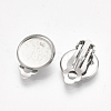 Non-Tarnish 304 Stainless Steel Clip-on Earring Findings STAS-S079-81D-1