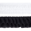 4M 2 Colors 3-Layer Pleated Chiffon Flower Lace Trim OCOR-GF0002-35-1