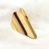 304 Stainless Steel Open Cuff Ring RJEW-Q775-01G-3