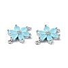 Brass Pave Cubic Zirconia Connector Charms KK-B072-01P-06-3