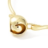 Rack Plating Brass Round Link Bangle for Women BJEW-B070-03G-2