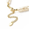 ABS Imitation Pearl & Millefiori Glass Beaded Necklace Bracelet SJEW-JS01241-8