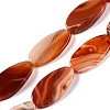 Natural Red Agate Beads Strands G-T138-201-1