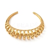 304 Stainless Steel Cuff Bangles for Women BJEW-G750-05G-2
