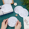 Imitation Hemp Round Fascinator Hat Base for Millinery AJEW-WH0472-45A-04-3