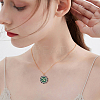 20Pcs 2 Colors Light Gold Alloy Enamel Pendants ENAM-CJ0002-11-5
