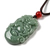 Natural Jadeite Pendant Necklaces G-H306-05-07-3