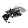 New Year's party Iron Hair Clip OHAR-R102-01B-2