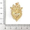 Brass Micro Pave Cubic Zirconia Enamel Pendants KK-L244-05G-01-3