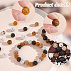 200Pcs 10 Style DIY Round Beads Jewelry Making Finding Kits DIY-PH0021-75-4