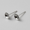 Non-Tarnish 304 Stainless Steel Studs Earring Finding LS-EJEW-WH20014-05B-1