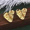 304 Stainless Steel Stud Earrings for Women EJEW-U052-03G-3