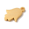 PVD Vacuum Plating 304 Stainless Steel Charms STAS-L081-021G-2