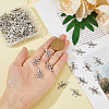 100Pcs Tibetan Style Pendants FIND-DC0004-03-3