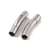 Tarnish Resistant 304 Stainless Steel Bayonet Clasps STAS-I013-4mm-2