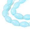 Opaque Solid Color Glass Beads Strands GLAA-N071-01A-C06-3