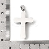 304 Stainless Steel Pendants STAS-G378-08P-3