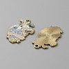 Alloy Enamel Pendants FIND-CJC0011-26A-2