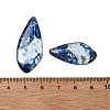 4Pcs Transparent Epoxy Resin Butterfly Wings Pendants RESI-C057-06C-3