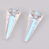 K9 Glass Rhinestone Pendants GLAA-K034-J01-A-1