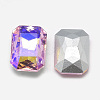 Pointed Back Glass Rhinestone Cabochons RGLA-T019-13x18mm-01-2