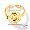 Fashionable Letter Brass Open Cuff for Women UR6840-17-1