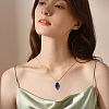 10Pcs 10 Styles Mixed Gemstone Pendants G-HY0001-46-6