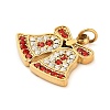 304 Stainless Steel Rhinestone Pendants LS-FIND-I062-01G-04-2
