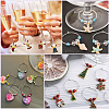 200Pcs Brass Wine Glass Charm Rings KK-SP0001-31B-P-6