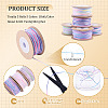 5 Rolls 5 Colors Segment Dyed Macrame Cotton Cord OCOR-TA0004-05C-4