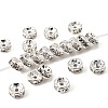 Brass Rhinestone Spacer Beads RB-A014-Z6mm-01S-NF-1