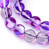 Synthetic Moonstone Beads Strands G-R375-8mm-B-2