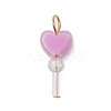 Acrylic & Glass Pendants PALLOY-JF03521-02-2