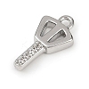 Brass Micro Pave Clear Cubic Zirconia Pendants LS-KK-L238-22P-2