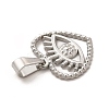 Non-Tarnish 304 Stainless Steel Pendants STAS-A073-08P-3